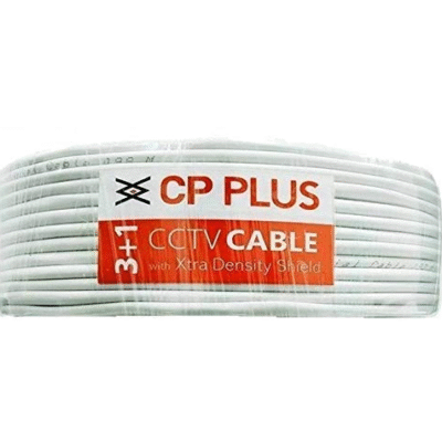 CP PLUS 3+1 Coaxial Pure Copper CCTV Camera Standard Cable